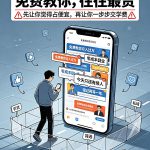 关于网上那些”免费教人”的套路，我想说点得罪人的实话