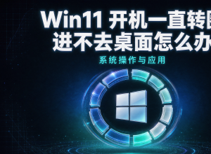 Win11开机一直转圈进不去桌面怎么办