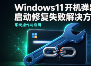 Windows11开机弹出启动修复失败解决方法