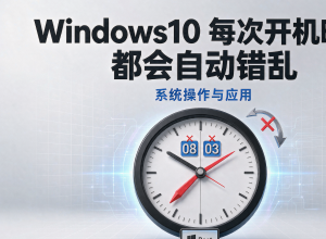 Windows10每次开机时间都会自动错乱