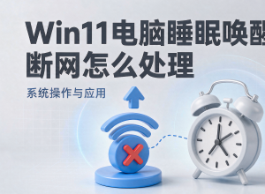 Win11电脑睡眠唤醒后断网怎么处理
