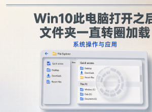 Win10此电脑打开之后文件夹一直转圈加载