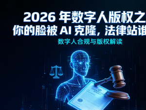 AI 数字人直播版权风险详解：批量带货背后竟藏这些法律坑