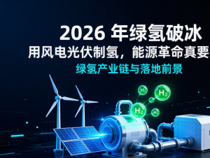 绿氢储能商业化难点解析：2026 新能源储能赛道潜力技术盘点
