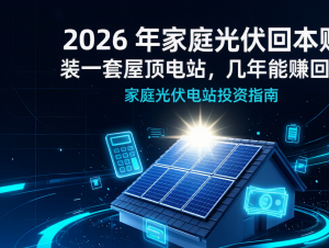 家庭光伏 + AI 储能搭配方案：普通人可落地的新能源省钱配置