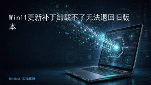 Win11更新补丁卸载不了无法退回旧版本