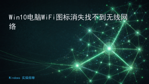 Win10电脑WiFi图标消失找不到无线网络