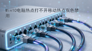Win10电脑热点打不开移动热点灰色禁用
