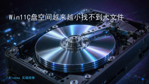 Win11C盘空间越来越小找不到大文件