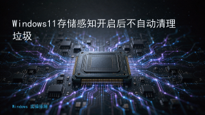 Windows11存储感知开启后不自动清理垃圾
