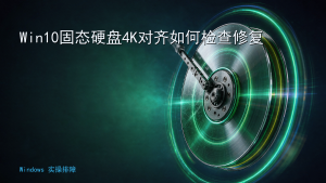Win10固态硬盘4K对齐如何检查修复